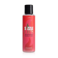 Sizzle Lips Strawberry Warming Edible Gel 125 ml Sensuva 7303