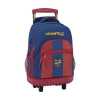 School Rucksack with Wheels Compact Levante U.D. Blue Deep Red