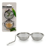 Filter for Infusions Ball Grey Metal (5,5 x 4 x 5,5 cm)
