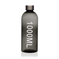 Bottle Grey Steel polystyrene (1000 ml)