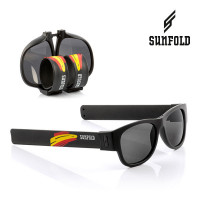 OUTLET Black Sunfold Spain Roll-Up Sunglasses (No packaging)