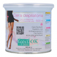 Body Hair Removal Wax Depil Ok Can Natural (500 g)