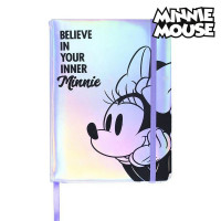 Notebook with Bookmark Minnie Mouse A5 Lilac