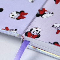Notebook with Bookmark Minnie Mouse A5 Lilac