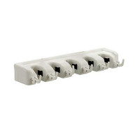 Wall Support for Brooms Plastic (9 x 6 x 40 cm)