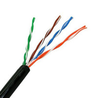 UTP Category 5e Rigid Network Cable NANOCABLE 10.20.0302-EXT-BK 100 m Black