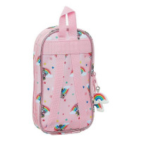 Backpack Pencil Case Minnie Mouse Rainbow Pink (33 Pieces)