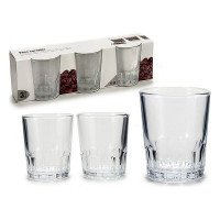 Set of glasses Vivalto 11 cl Transparent Crystal (110 ml) (3 Pieces)