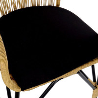 Garden chair DKD Home Decor Metal Rattan (51 x 61 x 81 cm)