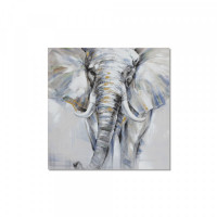 Painting DKD Home Decor Elephant (100 x 2.8 x 100 cm)