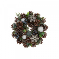 Advent wreathe DKD Home Decor (26 x 26 x 7.5 cm)