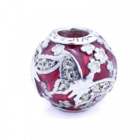 Ladies'Beads Viceroy VMM0231-39 Red Silver (1 cm)