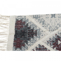 Carpet DKD Home Decor White Red Cotton (120 x 180 x 1 cm)