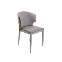 Chair DKD Home Decor Brown Grey Metal (44 x 56 x 78 cm)
