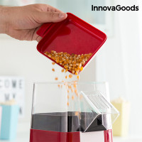 InnovaGoods Hot & Salty Times Hot Air Popcorn Maker 1200W Red