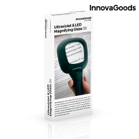 InnovaGoods Ultraviolet and LED Magnifying Glass 3X