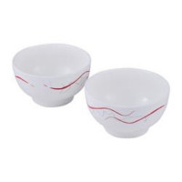 Set of bowls Pierre Cardin Crayon White Porcelain (2 uds)