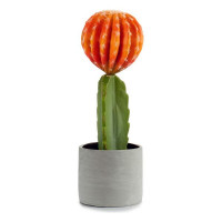 Cactus Orange Plastic Cactus (13 x 41 x 13 cm)