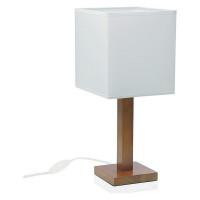 Desk Lamp Wood (12 x 45 x 12 cm) White