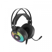 Headphones with Microphone Genesis Neon 600 RGB Black