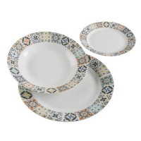 Dinnerware Set Alfama Zuleiq Porcelain (18 pcs)