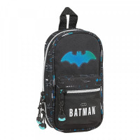 Backpack Pencil Case Bat-Tech Batman Black (33 Pieces)