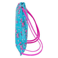 Backpack with Strings Bohemian Pink Turquoise