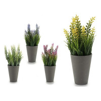Decorative Plant Grey Plastic (10 x 23 x 10	 cm) (10 x 22 x 10 cm) (9 x 22 x 9 cm)