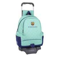 School Rucksack with Wheels 905 F.C. Barcelona 19/20 Turquoise
