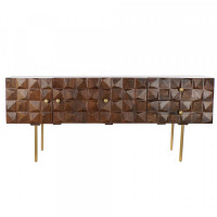 Sideboard DKD Home Decor Metal Mango wood (177 x 40 x 75.5 cm)