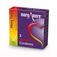 Tasty Skin Condoms (3pcs) MoreAmore 42153