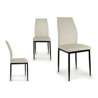 Dining Chair Metal White (53 x 97 x 42 cm)