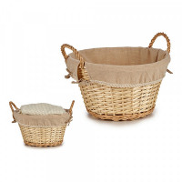 Basket wicker Cloth Natural (40 x 31 x 45 cm)
