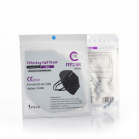 Protective Respirator Mask FFP2 NR ML HC005 Black (Pack of 20)