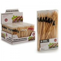 Appetizer Set Toothpicks Ball Bamboo (9,5 x 17,5 x 3 cm) (50 pcs)