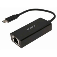 Network Adaptor approx! APPC43 USB C Gigabit Ethernet Black