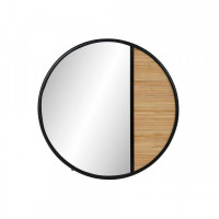 Wall mirror DKD Home Decor Wood Metal (80 x 3 x 80 cm)