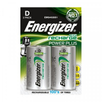 Rechargeable Batteries Energizer ENRD2500P2 HR20 D2 2500 mAh
