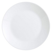Plate set Arcopal Zelie Arcopal W White Glass (25 cm) (12 pcs)