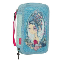 Backpack Pencil Case Santoro Mirabelle Marina Blue Green (28 pcs)