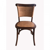 Dining Chair DKD Home Decor Brown Rattan Birch (49 x 53 x 87.5 cm)