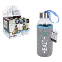 Water bottle Bewinner Health Glass Case Cotton (300 ml)