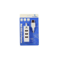 3-Port USB Hub CoolBox HUBCOO190 White
