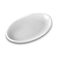 Serving Platter Oval Medium Ceramic Porcelain (20 x 3 x 30 cm)