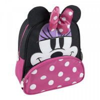 School Bag Minnie Mouse Pink (25,5 x 30 x 10 cm)