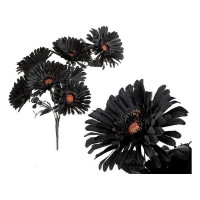 Decorative Flowers Halloween Black