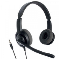 Headphones with Microphone Axtel AXH-V28PCD Black