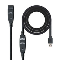 USB Extension Cable NANOCABLE 10.01.0313 15 m 5 Gbps