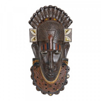 Decorative Figure DKD Home Decor Resin Mask (29 x 8 x 59 cm)