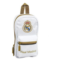 Backpack Pencil Case Real Madrid C.F. 19/20 White Black